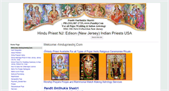 Desktop Screenshot of hindupriestnj.com